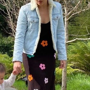 Levi's original trucker denim sherpa jacket